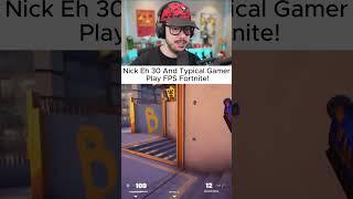 Nickeh30 & Typical gamer playing the NEW fps mode in fn!  #fortnite #fps #fortniteclips #funny