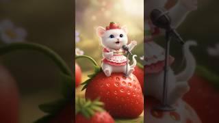 Cute Tiny Cat Singing APT #trending #apt #cat #funny #trend #viralsong #viralvideo #DreamScreenAI