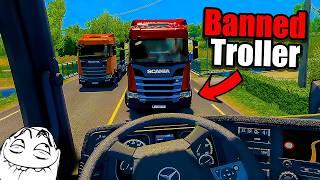 IDIOTS in Trucks #13 | BANNED for Trolling | Funny Moments - ETS2MP