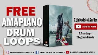 [FREE] Amapiano Drum Loops Pack 2023 | 🪘 | " S’gija Disciples & Zan’Ten" | prod.by Delson