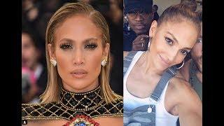 Jennifer Lopez Flaunts Her Seriously Toned Legs In A Pink Feather Mini-Dress