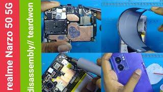 Realme Narzo 50 5G disassembly// Realme Narzo 50 5G Teardown// Narzo 50 5G kaise khole 