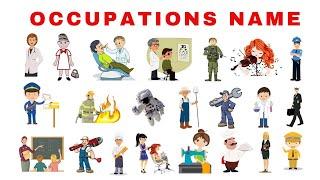 Occupation Names | Occupations Name With Pictures | Jobs and Occupations Vocabulary in English