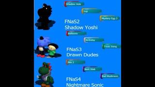 FNAS World- All characters that are in the original-(Not in reuploaded version)