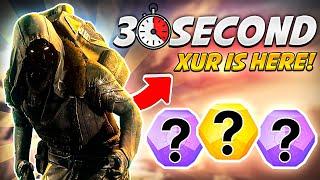 DESTINY 2 | 30 SECOND XUR | 21 APRIL 2023