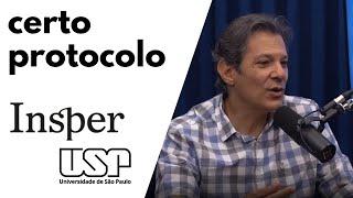 como é ser professor da usp e do insper? | haddad