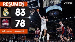 Real Madrid - Baskonia (83-78) RESUMEN | Liga Endesa 2024-25