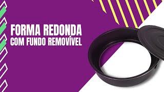 Forma Redonda Fundo Removível