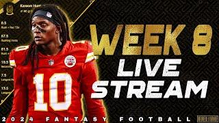 Week 8 Live Stream Q&A - 2024 Fantasy Football