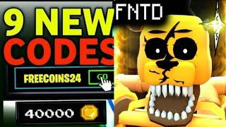 UPDATE️FIVE NIGHTS TD CODES AUGUST 2024 | FIVE NIGHTS TOWER DEFENSE CODES 2024