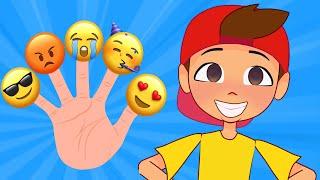 Finger Family Emoji  More Nursery Rhymes | Funny Kids Songs