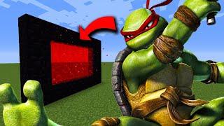 How To Make A Portal To The Teenage Mutant Ninja Turtles Rafael Dimension In Minecraft!