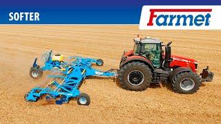 Disc harrow Farmet Softer 8 PS & Micro Drill