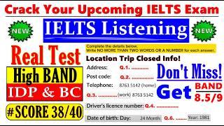 IELTS LISTENING PRACTICE TEST 2024 WITH ANSWERS | 19.12.2024