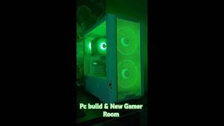 Pc build  & New Gamer Room  #diy #gamer #gamerroom #gaming #pcgaming #setup #videogames