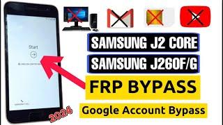 Samsung J2 Core (J260F) Frp Bypass Without Pc | Samsung J260F Google Account Remove | 2024  Method