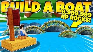 I BUILT 999,999,999 HP SPIKED ROCKS AND RUINED HIS BUILD! Build a Boat