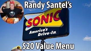 $20 Sonic Menu Challenge | Randy Santel