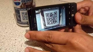 bar code scanner app on QR code