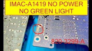 IMAC A1419-820-3299-A -IMAC NO POWER NO GREEN LIGHT SMC 3.42V