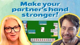 Make your partner's hand stronger (even though you can't see it!) - with Curt Soloff