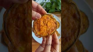 Pan fried baingan pakoda #panfried #baingan #eggplant #pakoda #pakora