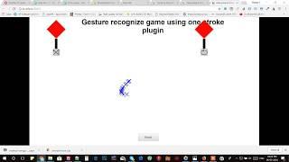 Construct 2 - Gesture recognition game