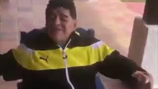 Diego Maradona Dancing To Come Out Ye Black And Tans - Rest In Peace