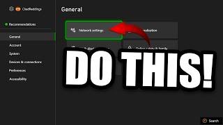 XBOX NETWORK SETTINGS RESET! (EASY METHOD!) How To Reset Xbox Series S/X Network Settings