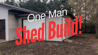 The One Man Shed Build!  Finally adding onto my wood shop!