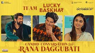 Rana Daggubati Candid Conversation with Dulquer Salmaan & Meenakshi Chaudhary | #LuckyBaskhar