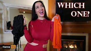 New Year dresses try on with Hanna Orio