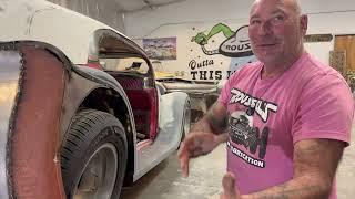 Part 51! 1968 VW Radical Custom Ian Roussel: How Is Ian Going To Get The Tire Off????