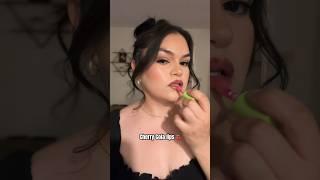Cherry Cola lips Nyx Cosmetics fat lip oil shade: Supermodel #makeup