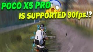 PUBG MOBİLE - POCO X5 PRO PERFORMANCE TEST!! | SUPPORTED 90fps?? 