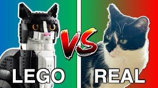 LEGO Cat vs REAL Cat (Comparison) 