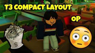 OVERPOWERED T3 COMPACT LAYOUT TUTORIAL! Factory Simulator Roblox