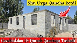 Gazablokdan Uy Qurush | G'isht Urush Narxlari | Beton Quyush Narxlari | Uy Qurush Narxlari 912051491