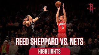 Reed Sheppard (16 points) Highlights vs. Brooklyn Nets