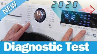 LG washing machine service test diagnostic mode 2020 onwards