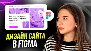 Создание сайта в FIGMA С НУЛЯ / Урок для новичков