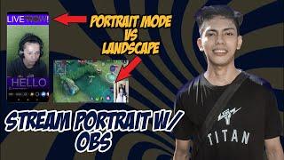 OBS Streaming Vertically or Portrait Mode️️ #Tutorial34