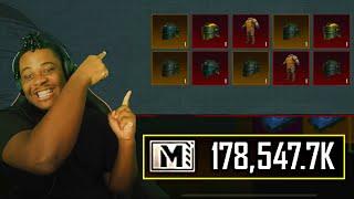 175.000.000 yellow Crate opening - PUBG METRO  ROYALE