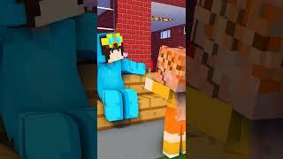 MIA BEING SILLY TO NICO #cash #nico #zoey #mia #shorts #minecraftanimation #minecraftshorts