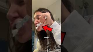 Never brush your teeth like this