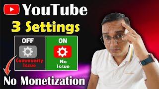 YouTube 3 Community Setting for Every Channel | YouTube Channel Settings