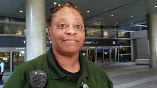 P1 lax security officers calls cops on tony vera he was  smoking in a designated smoking area at lax