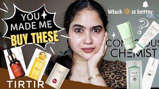 You Made Me Buy THESE || Skincare Products Recommended By Subscribers  :