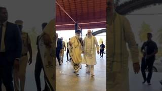 Sadhguru Welcomes Shri Amit Shah to Isha Yoga Center #Mahashivratri