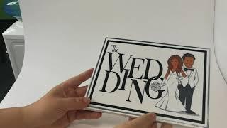 Multimedia Effect Electronic Lcd Video Invitation Card For Weddings Opening Veremonies